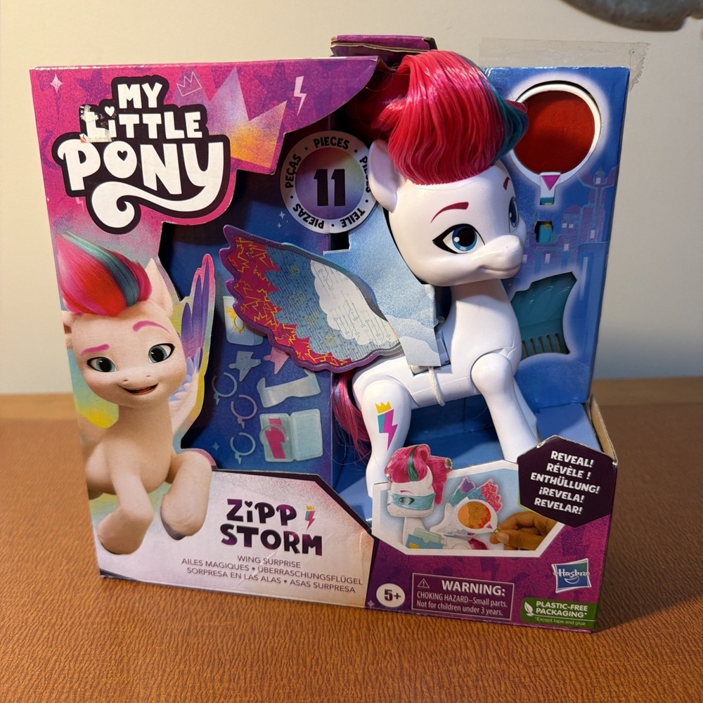 My Little Pony Zipp Storm Wing Surprise 5.5 In Toy Fashion Reveal‎ Girl Boy Play
